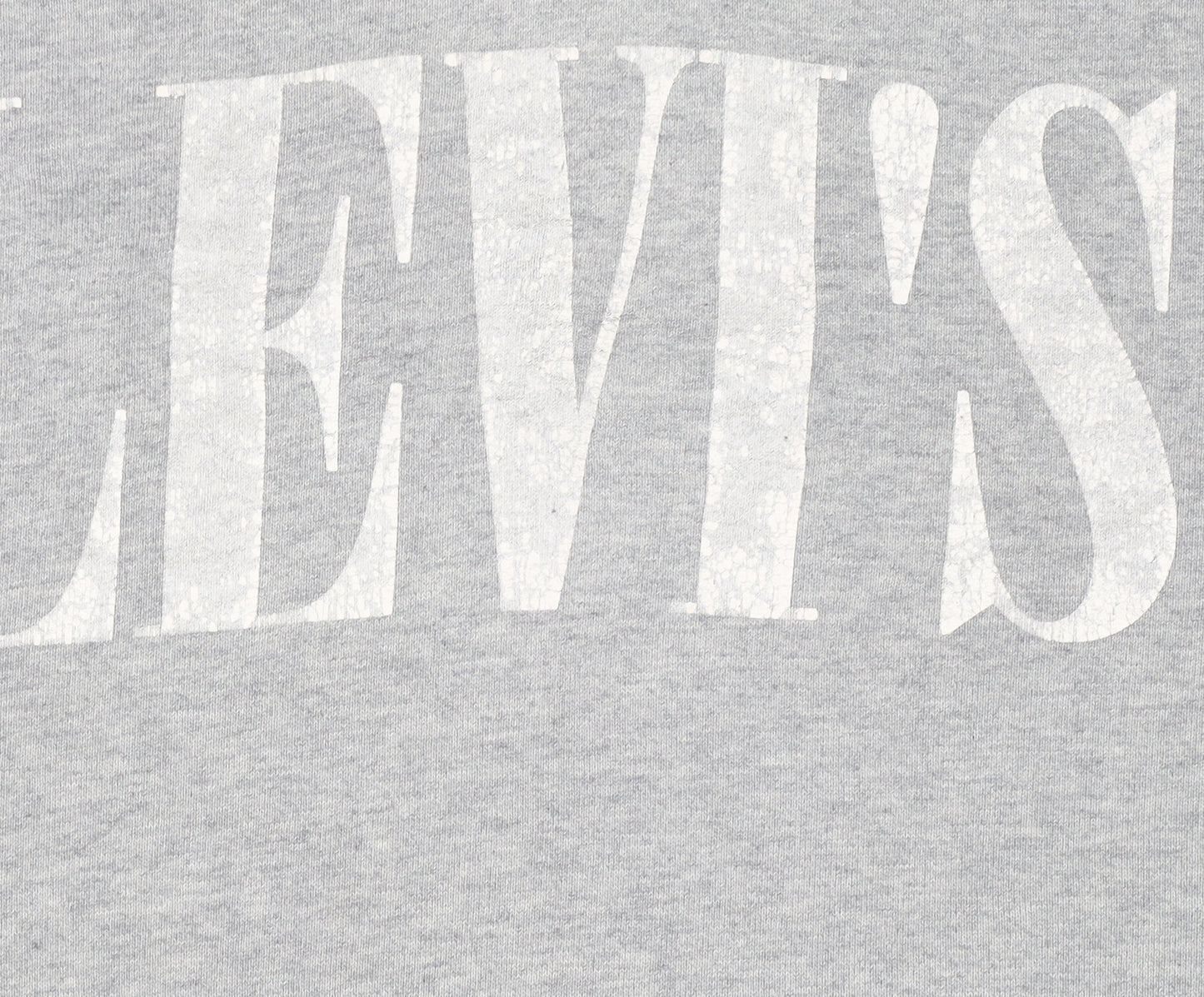 Levi's Men's Grey Relaxed Fit Pullover Hoodie Large