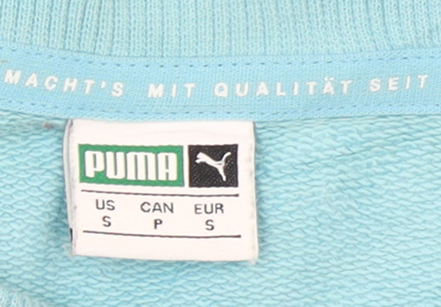Puma Men’s Blue Crew Neck Pullover Sweatshirt Size S