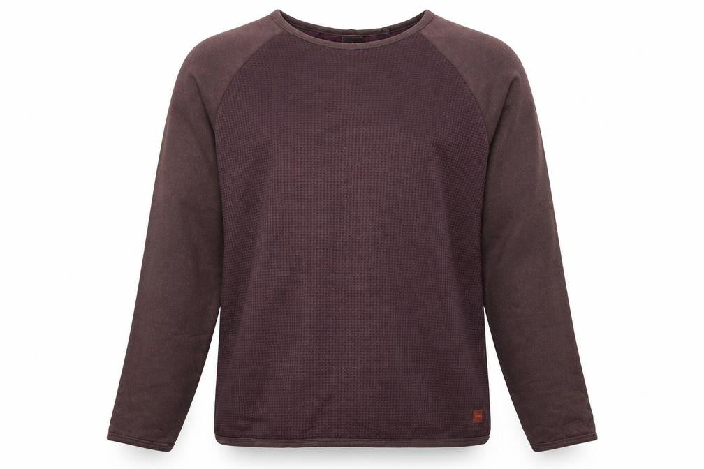 Hugo Boss Men's Brown Knit Crew Neck Pullover Sweatshirt XL