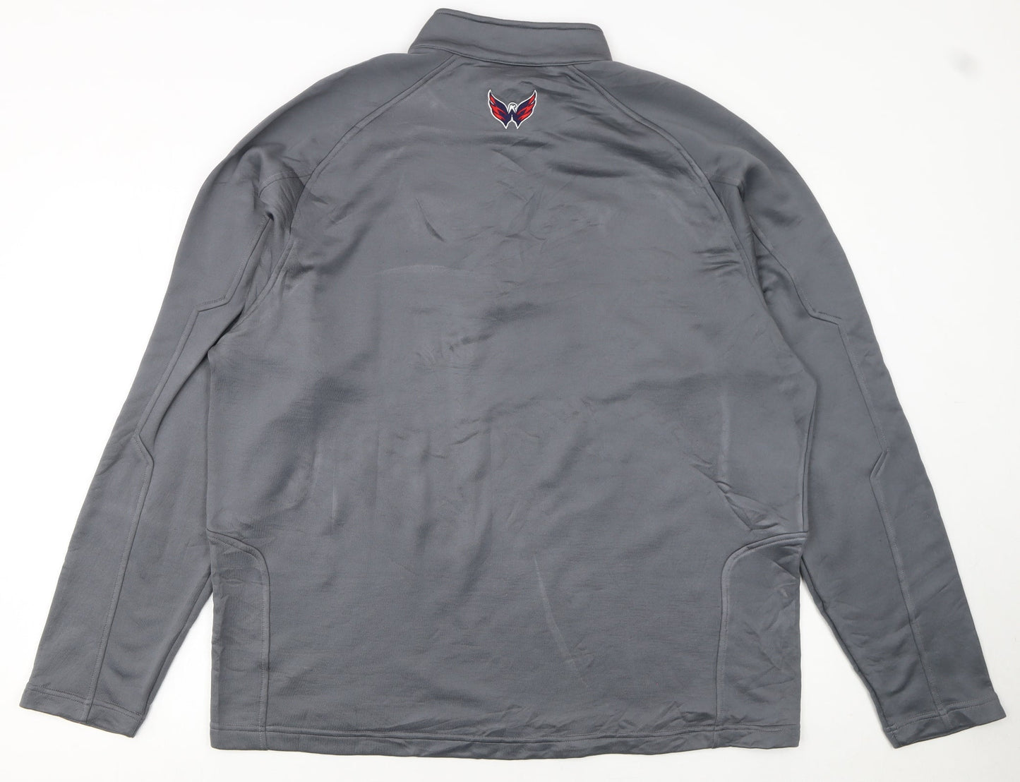 Under Armour Men’s Grey XL 1/4 Zip Loose Fit Pullover Sweatshirt