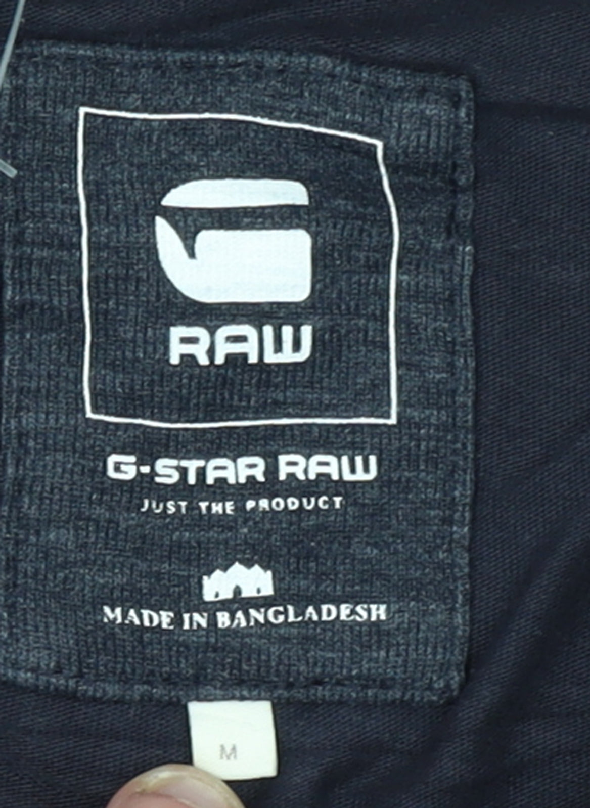 G-Star RAW Men's Blue Long Sleeve Henley Cotton T-Shirt Size M