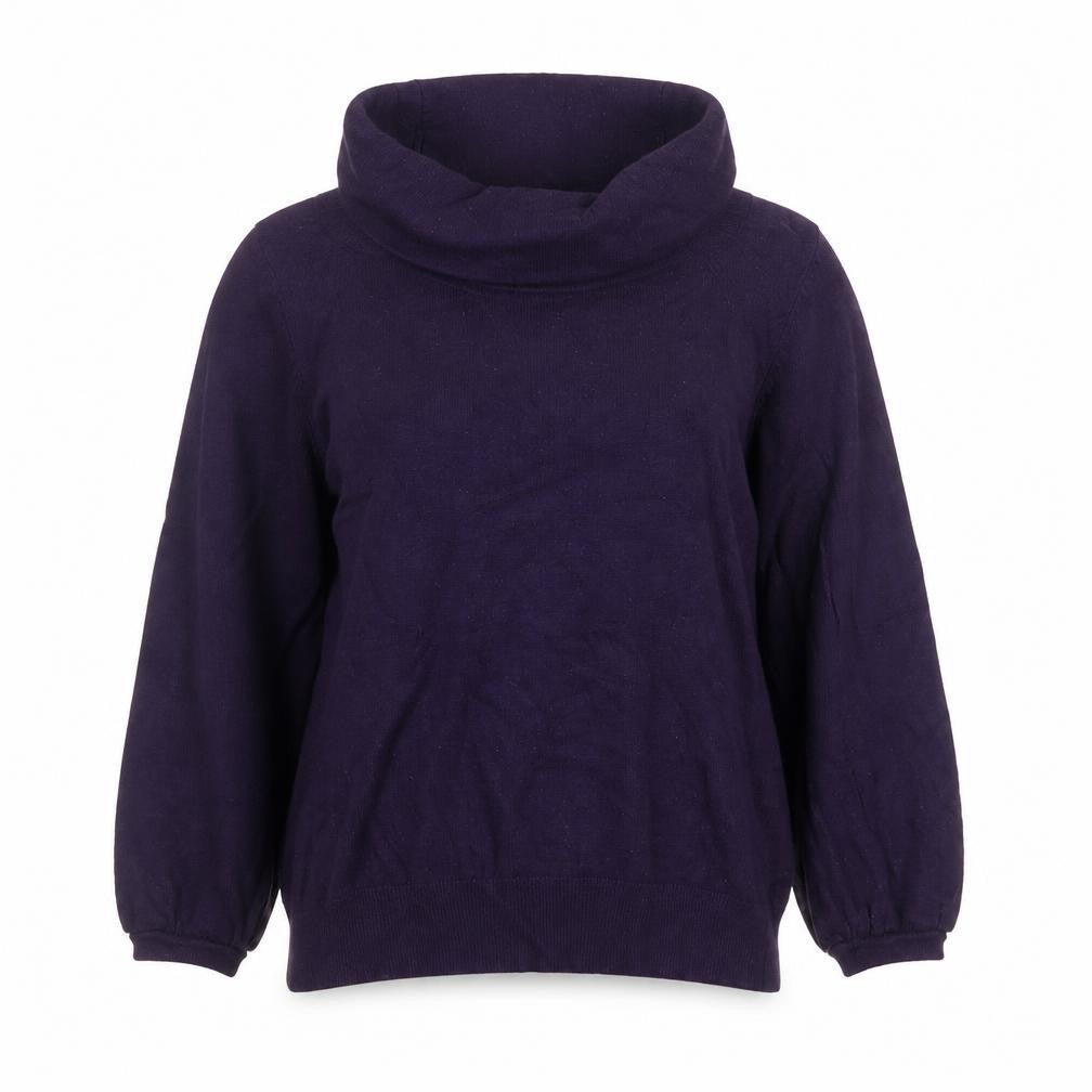 Marks and Spencer Womens Purple Cowl Neck Jumper Size 12