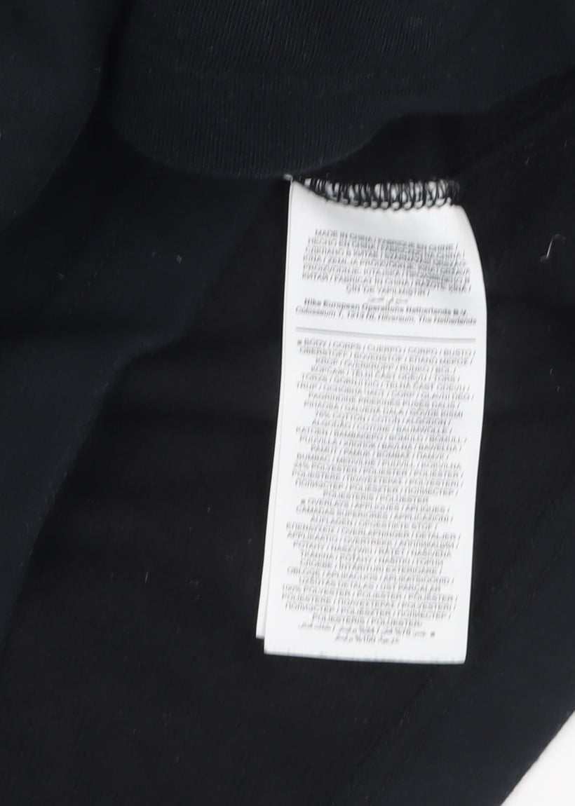 Nike Men's Black Small 1/2 Zip Pullover Sweatshirt with Logo