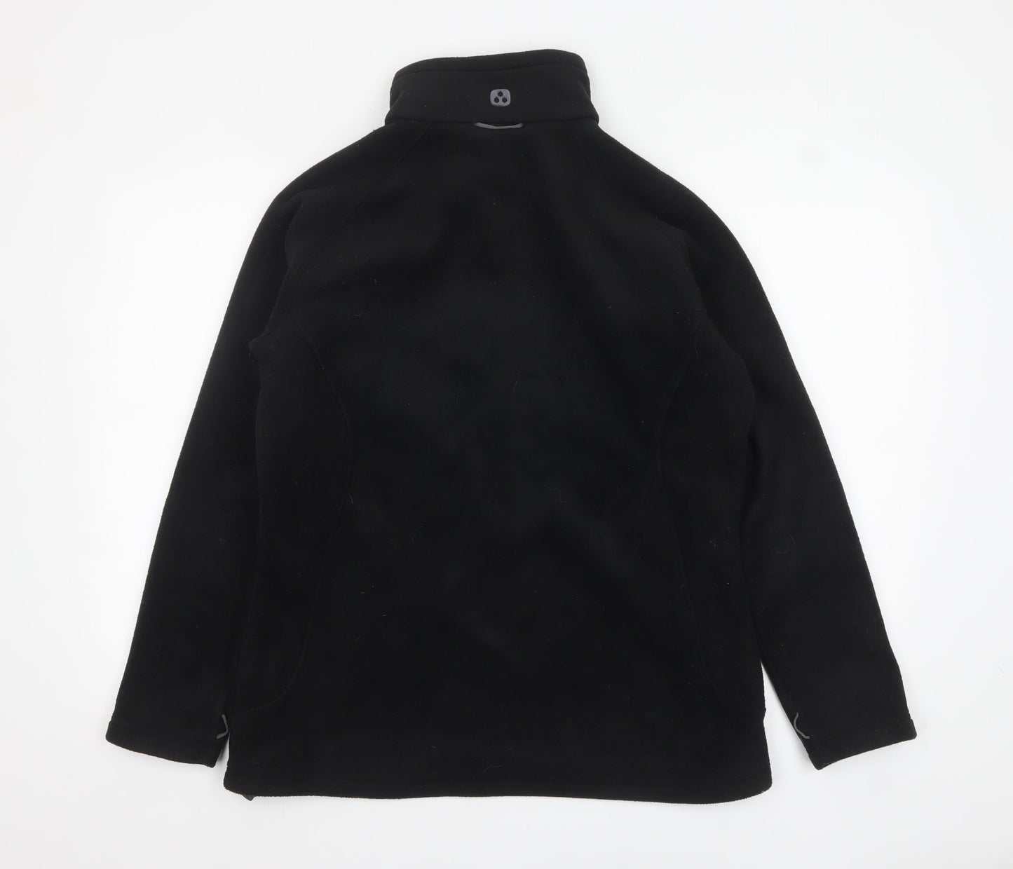 TOG24 Womens Black Fleece Full Zip Jacket Size 14