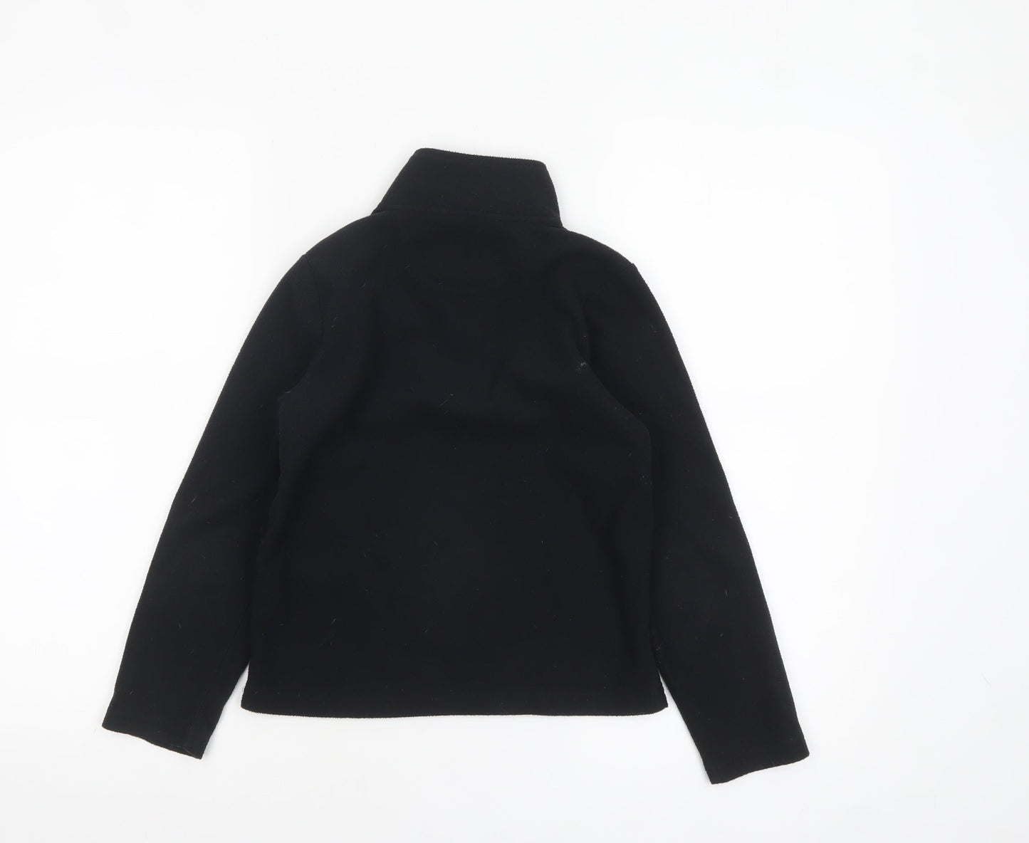 Peter Storm Boys Black 7-8 Years Fleece 1/4 Zip Sweatshirt Pullover