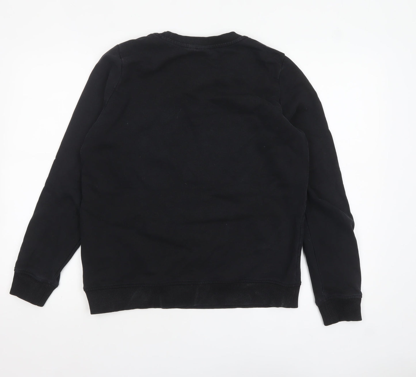 Vans Men's Black Logo Pullover Sweatshirt Size M