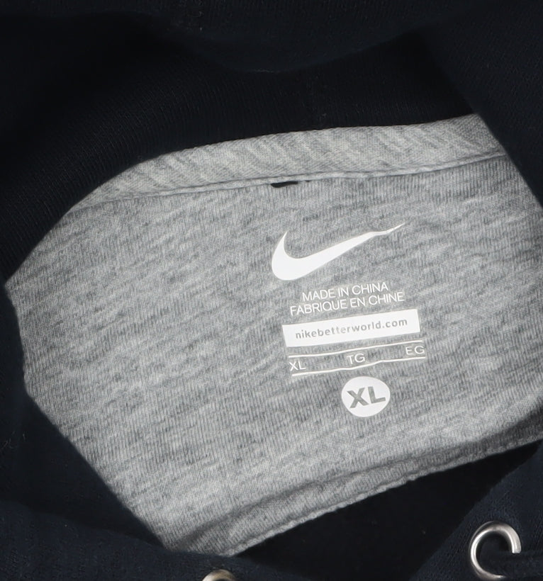 Nike Men Black XL Pullover Hoodie Fleece Sportswear