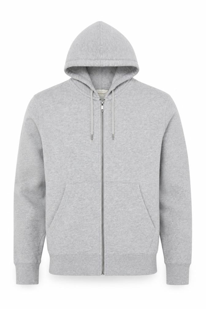 Marks and Spencer Men's Grey Full Zip Hoodie Size S Regular Fit