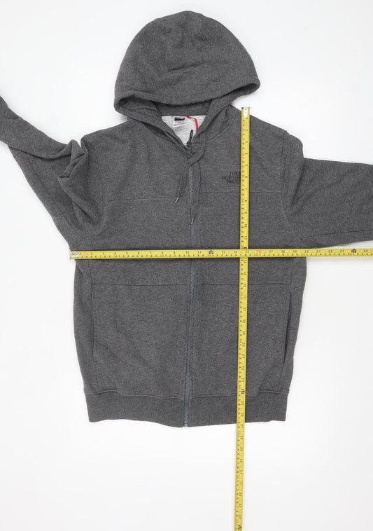 The North Face Men's Grey Full Zip Hoodie Size M
