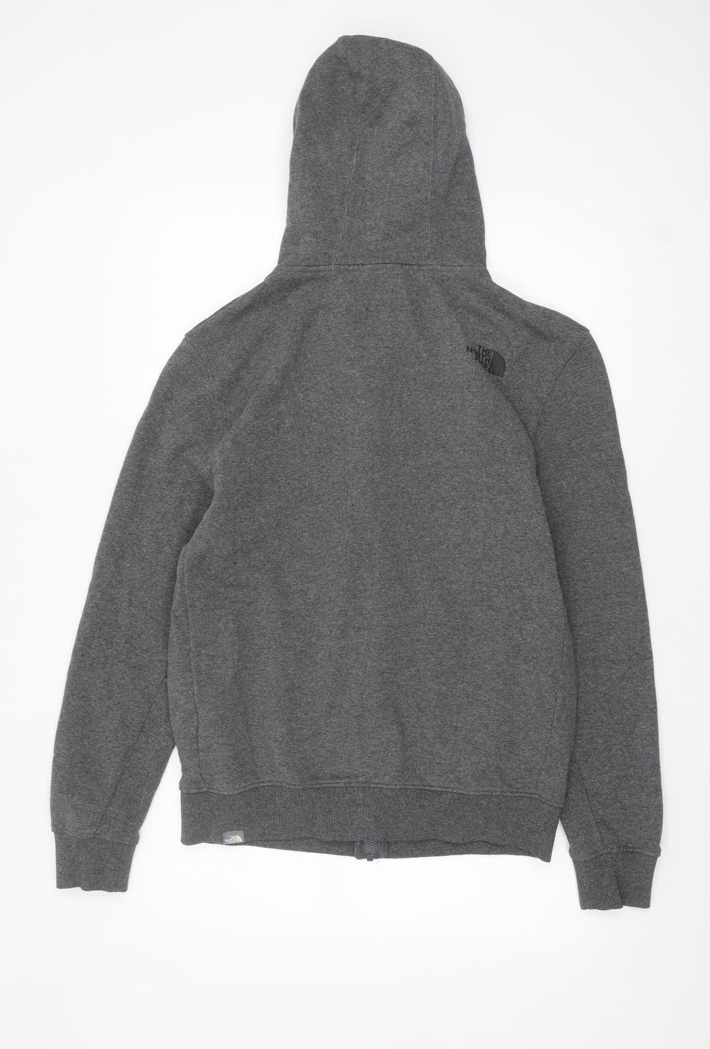 The North Face Men's Grey Full Zip Hoodie Size M