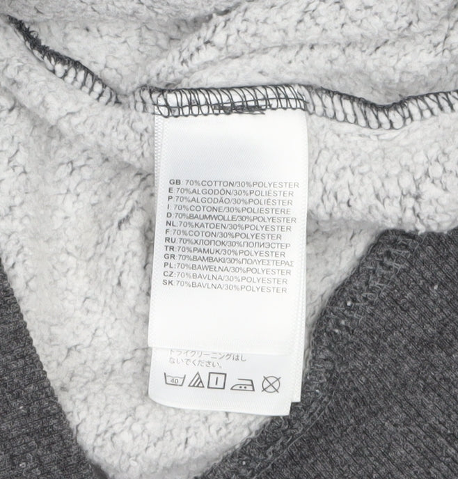 The North Face Men's Grey Full Zip Hoodie Size M