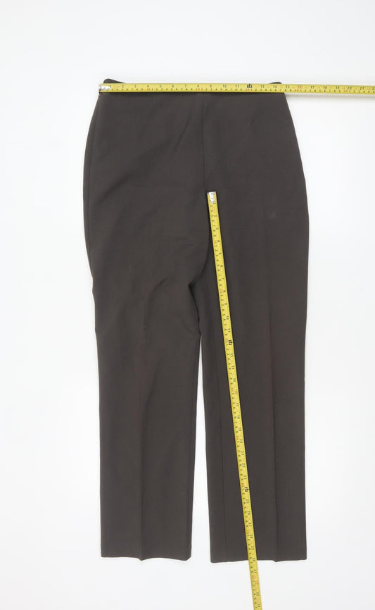 Marks and Spencer Women’s Brown Size 10 Straight Trousers