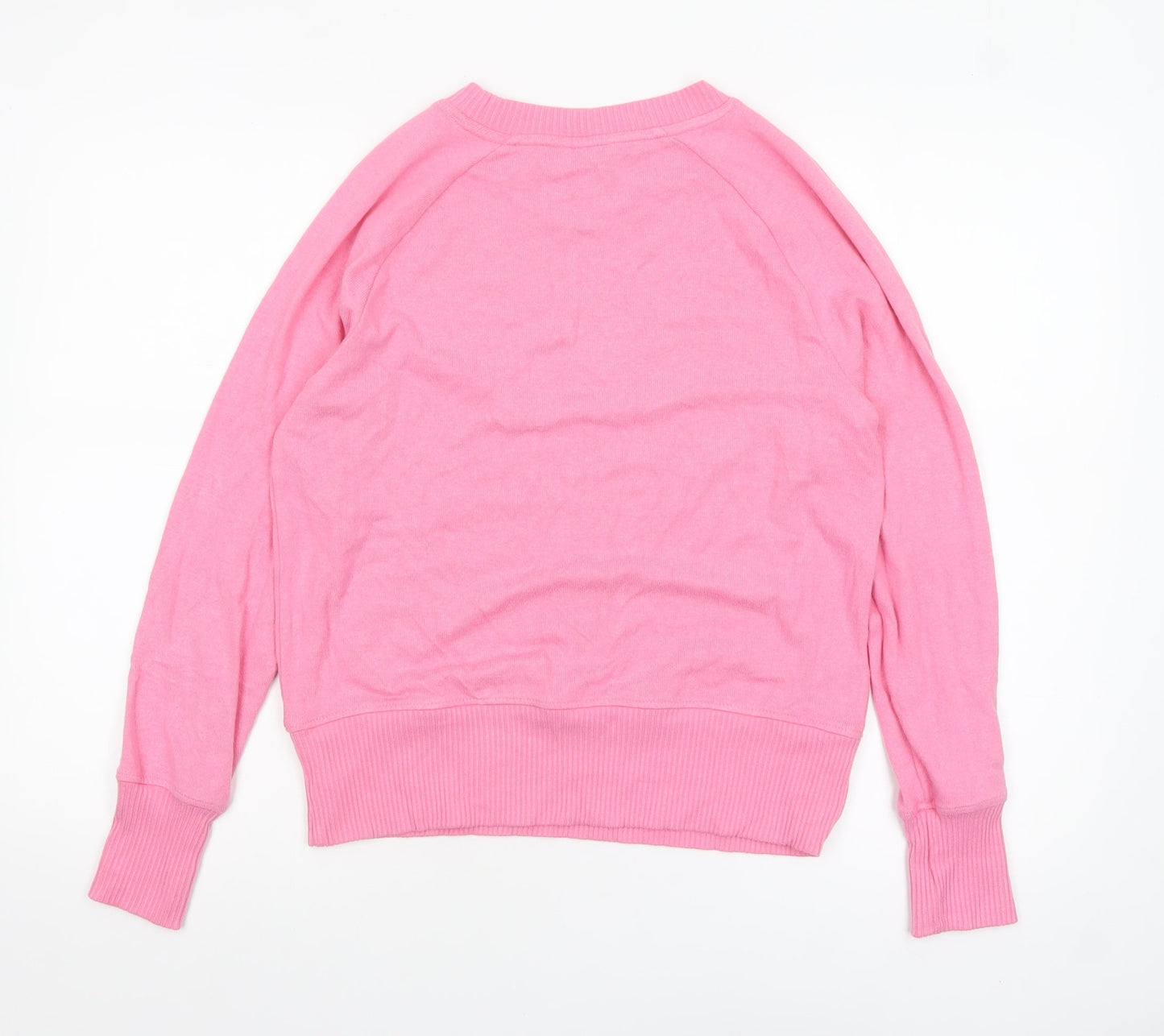 Next Womens Pink Crew Neck Pullover Jumper Size 10