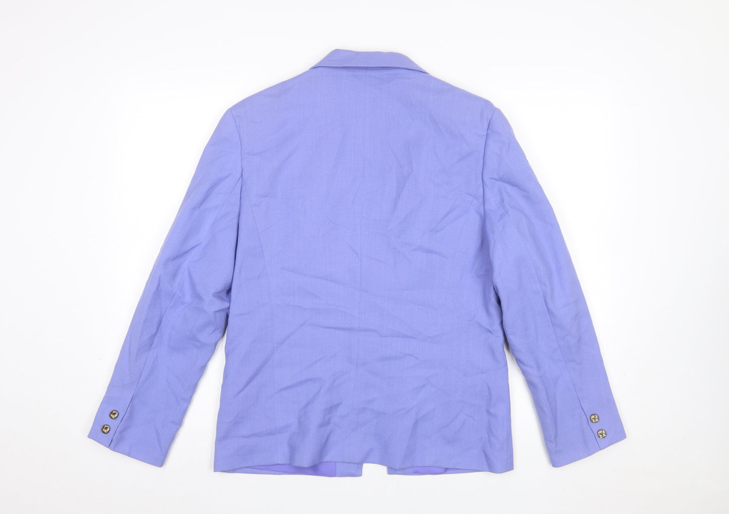 Imogen Women Purple Size 14 Single-Breasted Classic Blazer