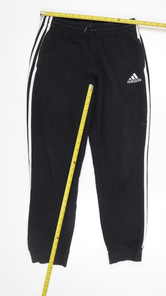 Adidas Men's Black Jogger Trousers M Regular Fit