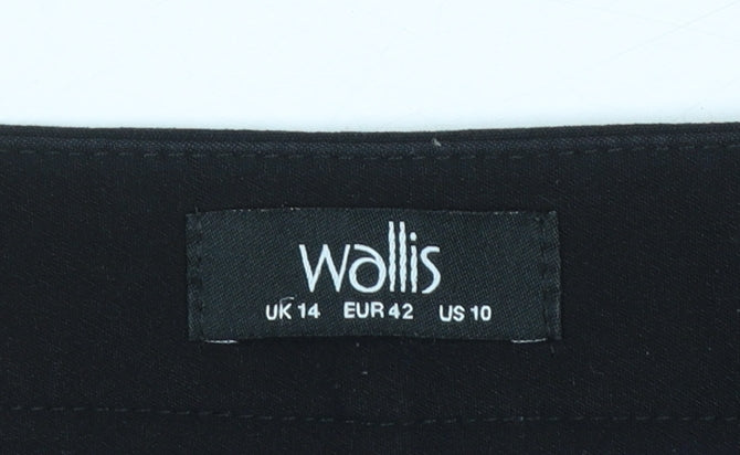 Wallis Women's Black Stretch Slim Leg Trousers UK 14