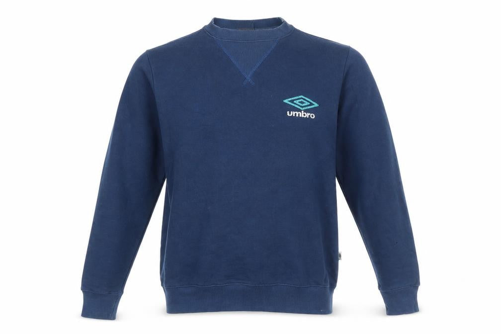 Umbro Men's Blue Small Regular Fit Pullover Sweatshirt