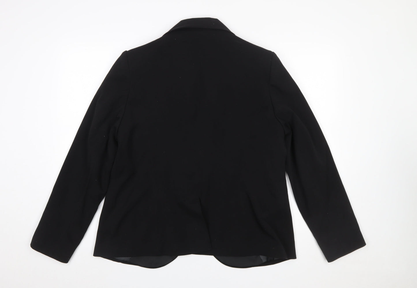 Evans Women's Black Size 18 Single-Breasted Blazer