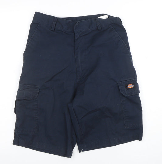 Dickies Mens Blue Cargo Work Shorts Size 30 Regular Fit