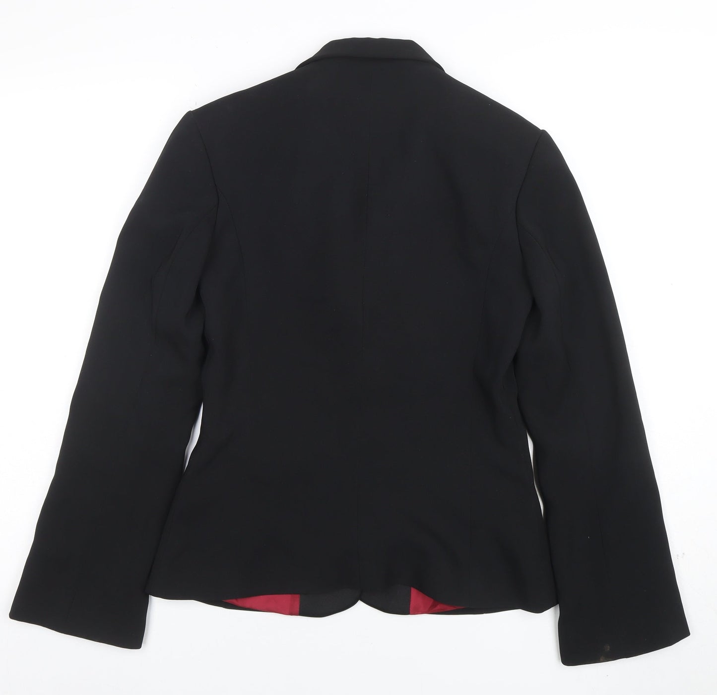 River Island Black Shawl Lapel Tuxedo Blazer Women Size 8