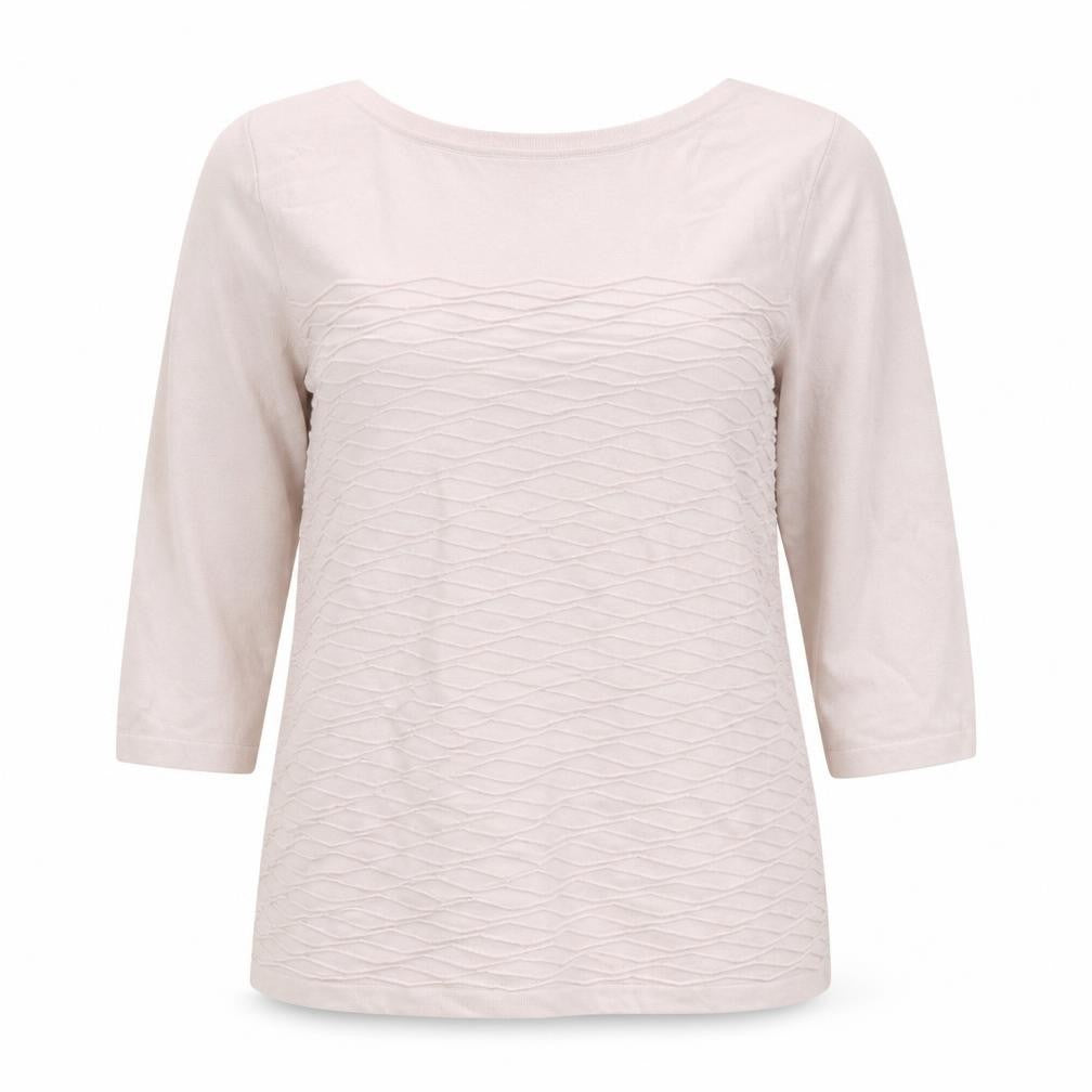 Principles by Ben de Lisi Women Beige Size 16 3/4 Sleeve Boat Neck Jumper