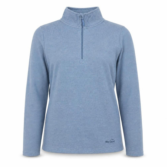 Peter Storm Women Blue Size 10 1/2 Zip Fleece Pullover Sweatshirt