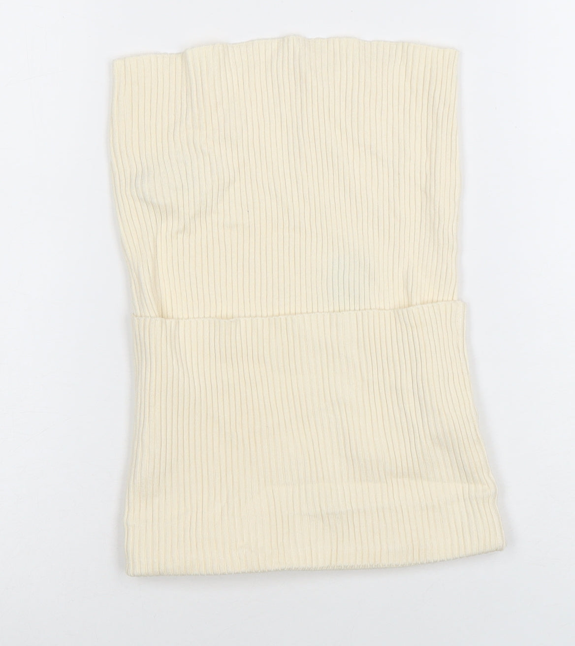 Marks and Spencer Women’s Ivory Ribbed Strapless Knit Camisole Top Size 12