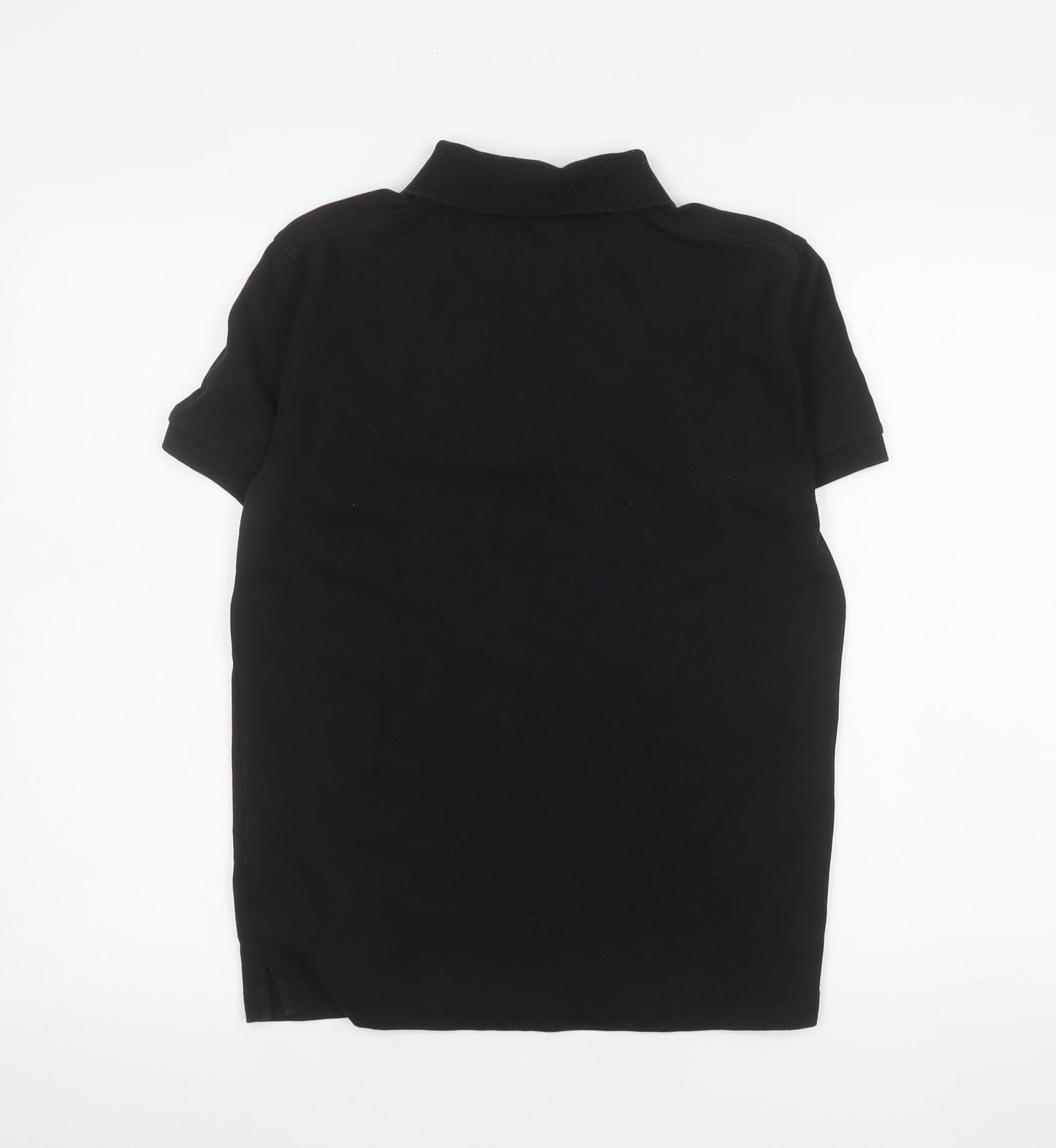 UNIQLO Men's Black Regular Fit Cotton Polo Shirt XS