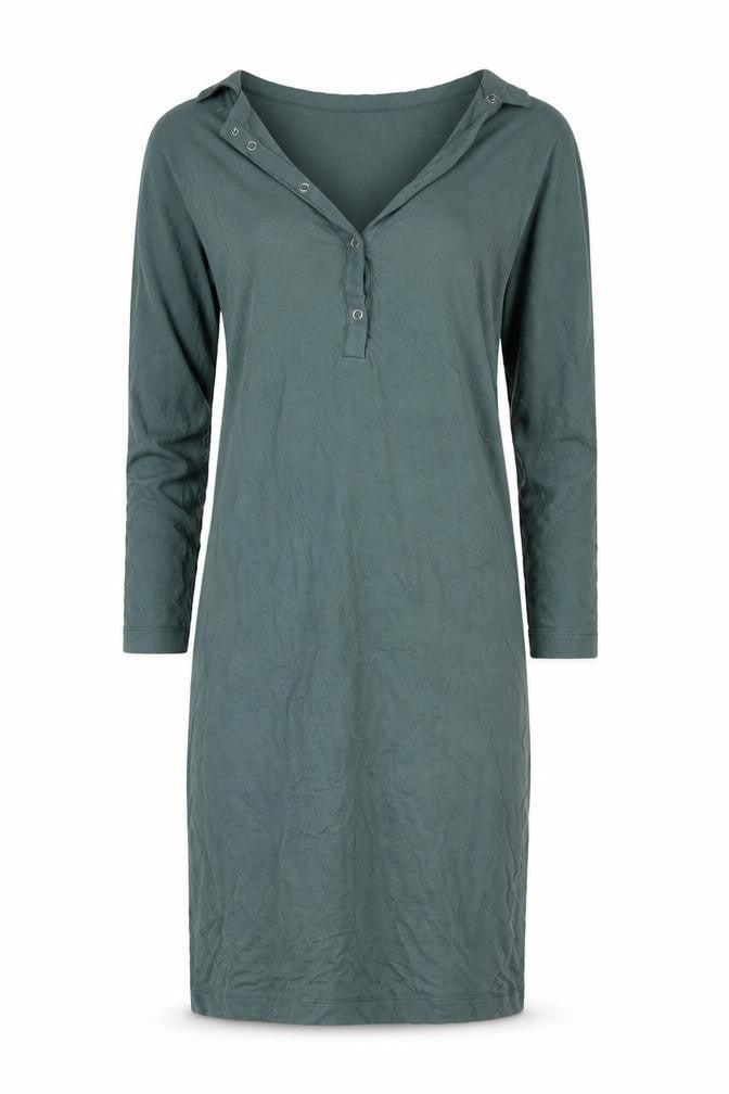 H&M Women Green V-Neck Bodycon Jersey Dress Size 10