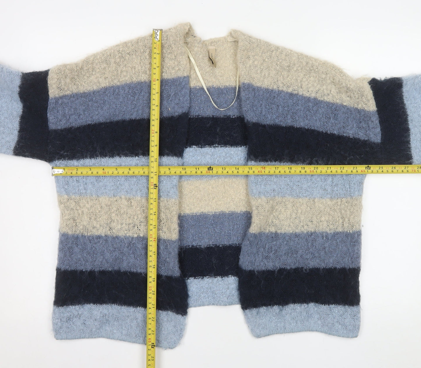 Soya Concept Women's Multicoloured Striped Knit Cardigan M