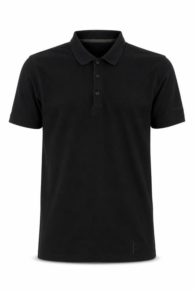 Regatta Great Outdoors Men's Black Polo Shirt Size M Cotton Casual