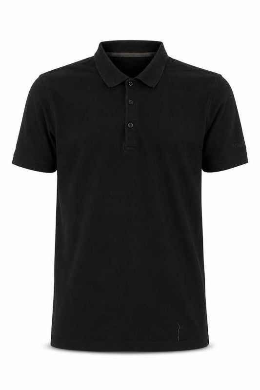 Regatta Great Outdoors Men's Black Polo Shirt Size M Cotton Casual