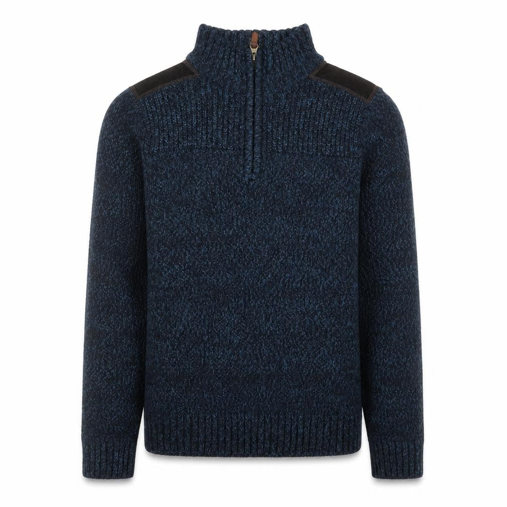 Next Men’s Blue Knit 1/2 Zip Pullover Sweater Size S
