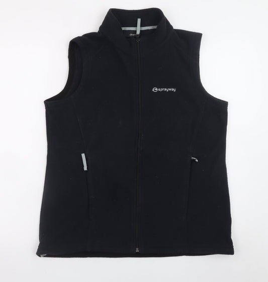 Sprayway Men's Black Fleece Waistcoat Bodywarmer L