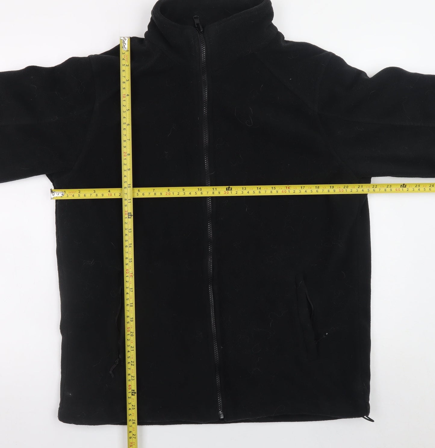 Mountain Warehouse Men's Black Fleece Full Zip Jacket M