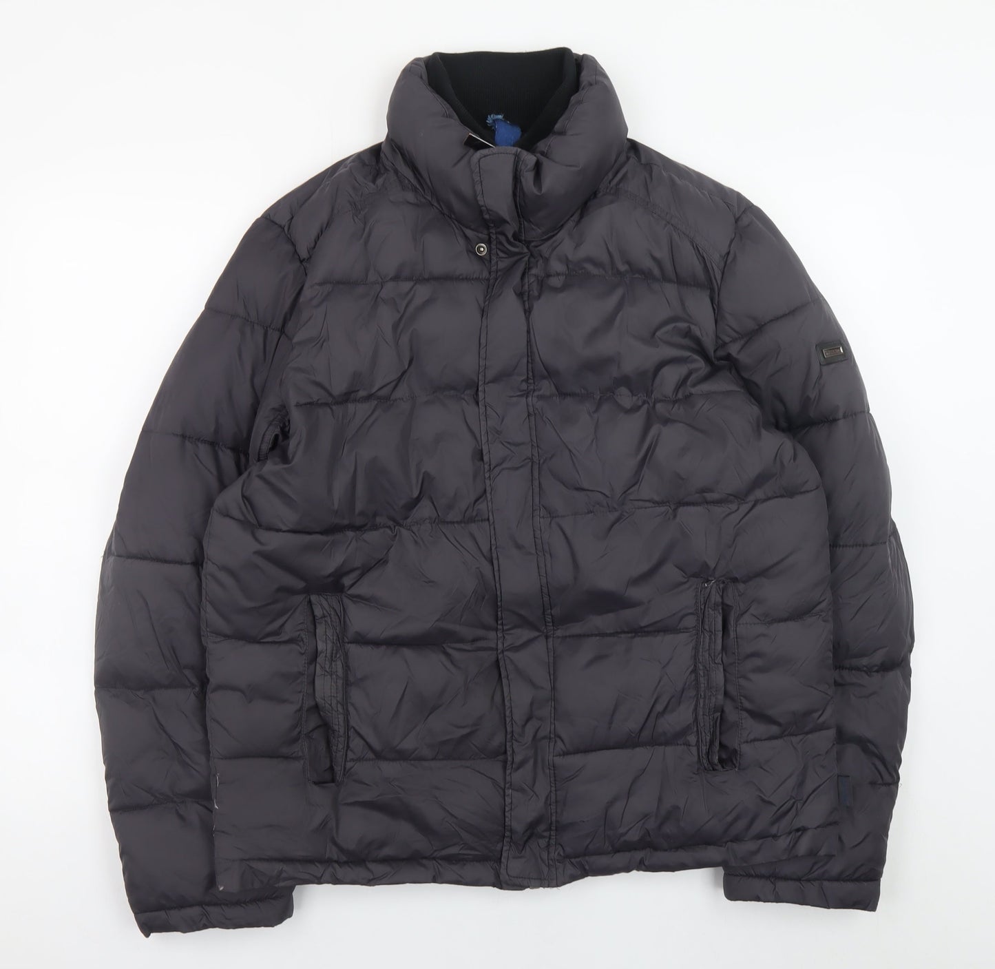 Calvin Klein Men’s Black M Puffer Jacket Water Resistant Winter Coat