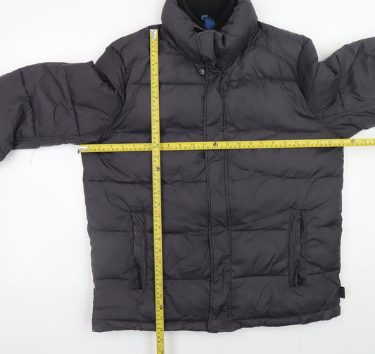 Calvin Klein Men’s Black M Puffer Jacket Water Resistant Winter Coat