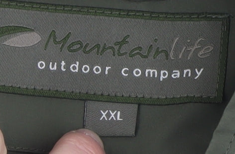 Mountainlife Men’s Green 2XL Outdoor Bodywarmer Waistcoat