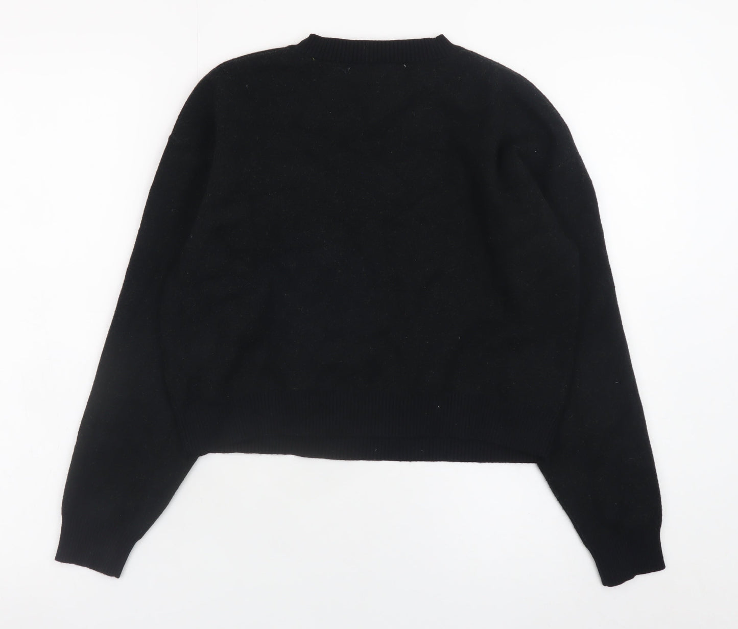 Vigoss Womens Black Cherry Knit Pullover Jumper Size 14