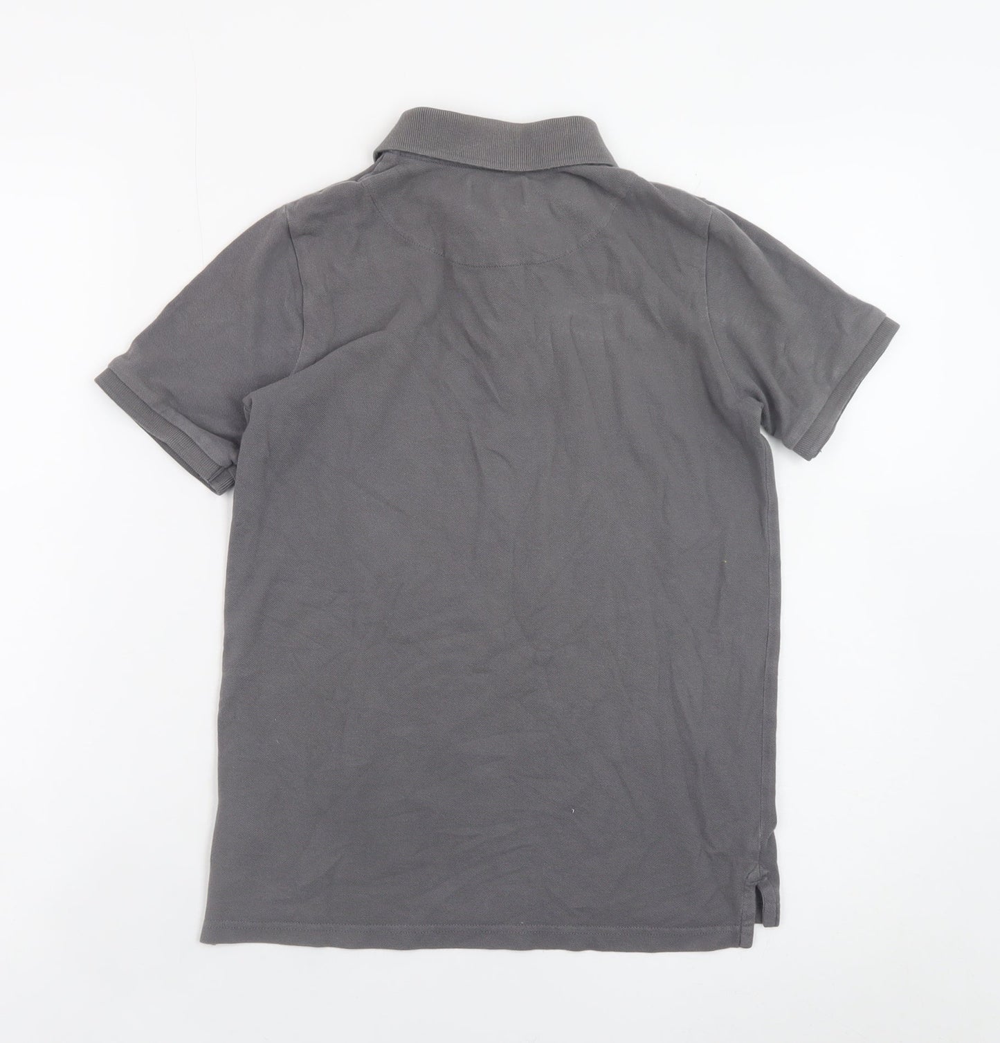 Lyle & Scott Junior Boys Grey Polo Shirt 10-11 Years 100% Cotton Classic Style