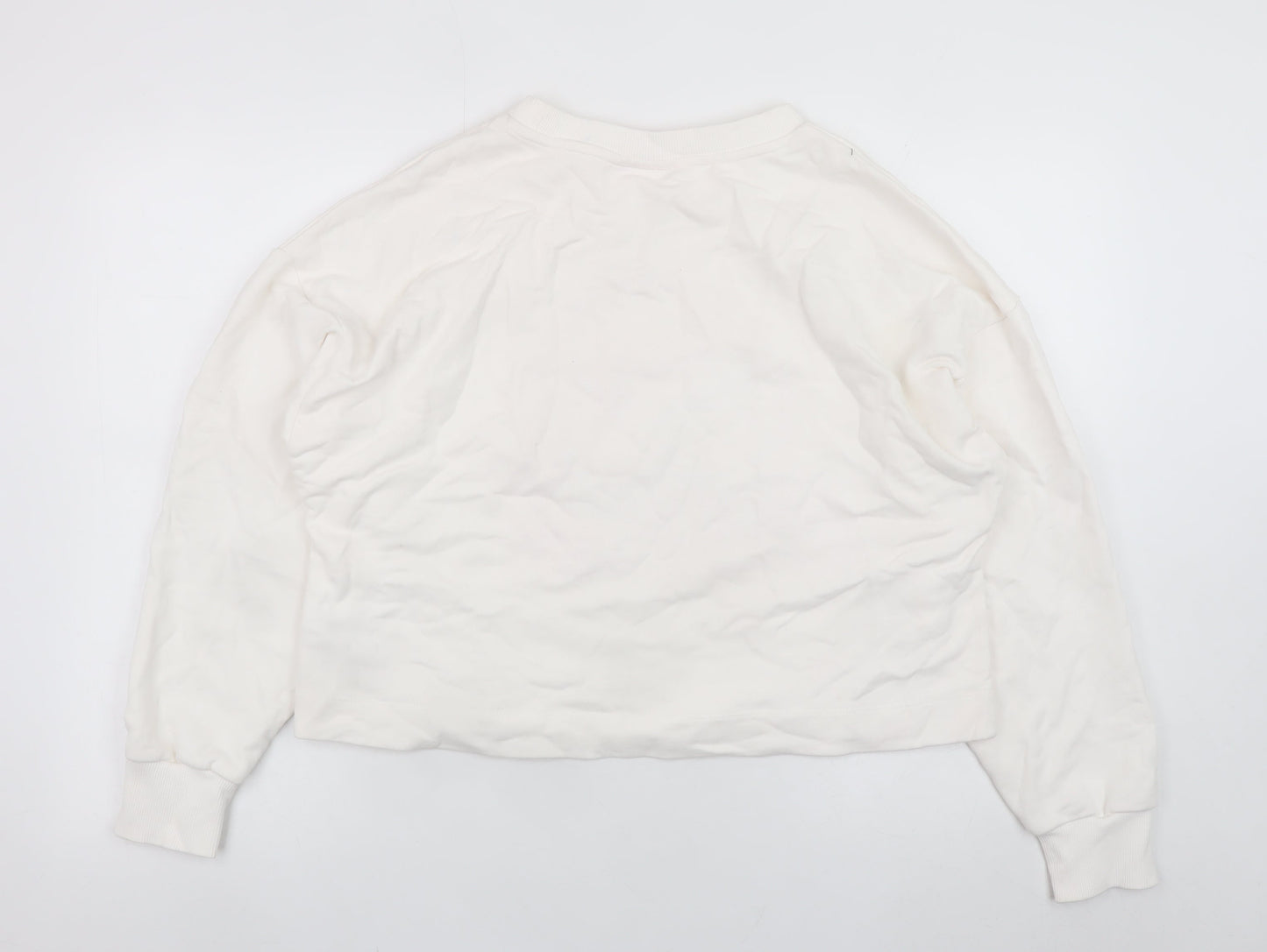 Next Coca-Cola White Polar Bear Graphic Pullover Sweatshirt L Womens