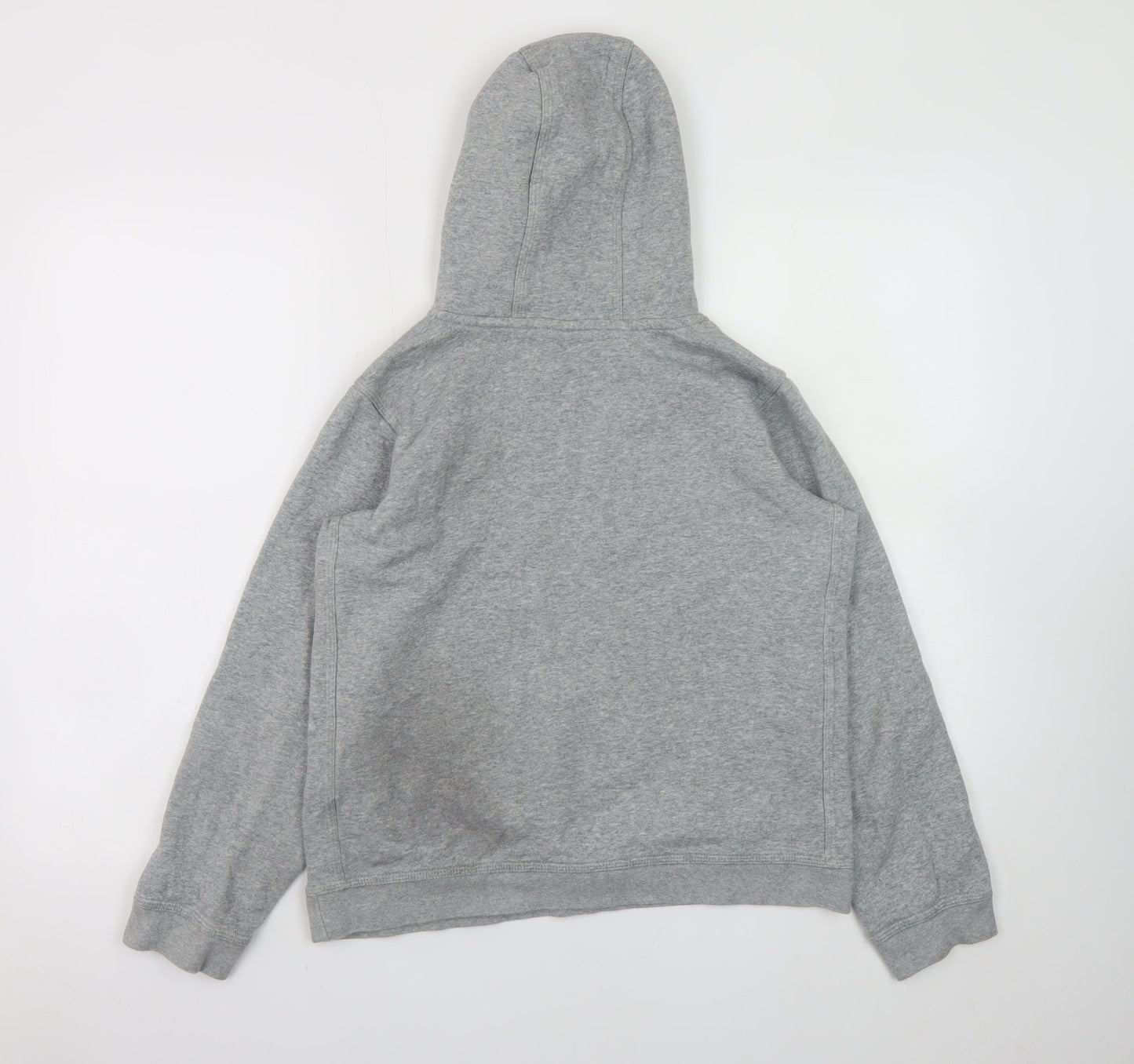 Nike Teens Grey Pullover Hoodie XL Regular Fit Fleece Sweatshirt
