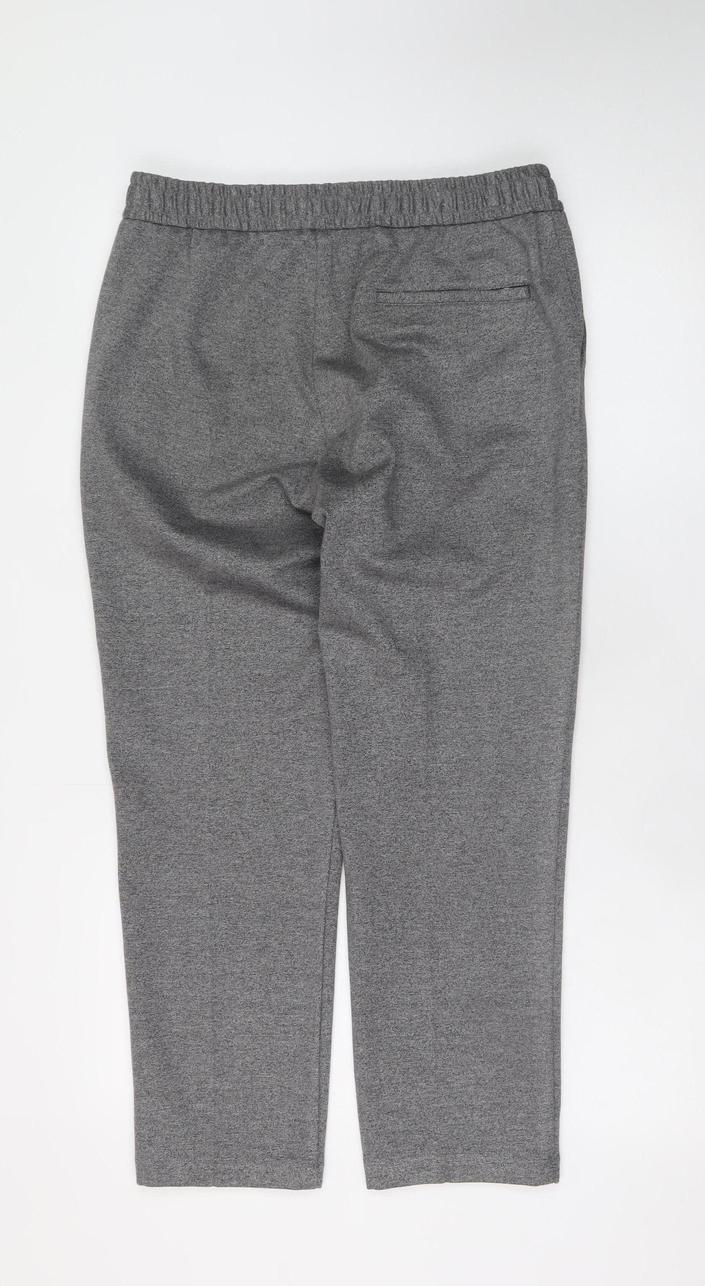 Topman Men's Grey Slim Fit Stretch Trousers Size 32S