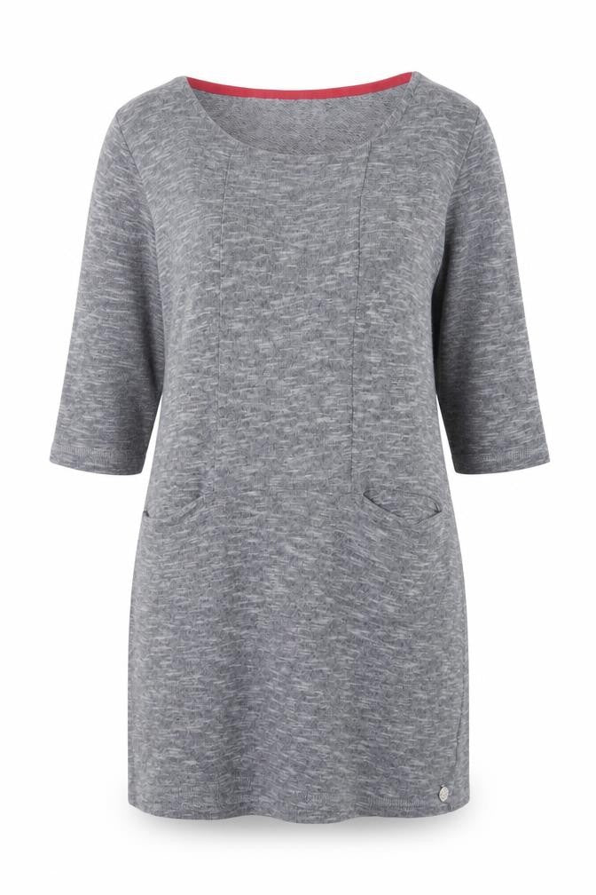 Weird Fish Women’s Grey Knee Length Shift Dress Size 12