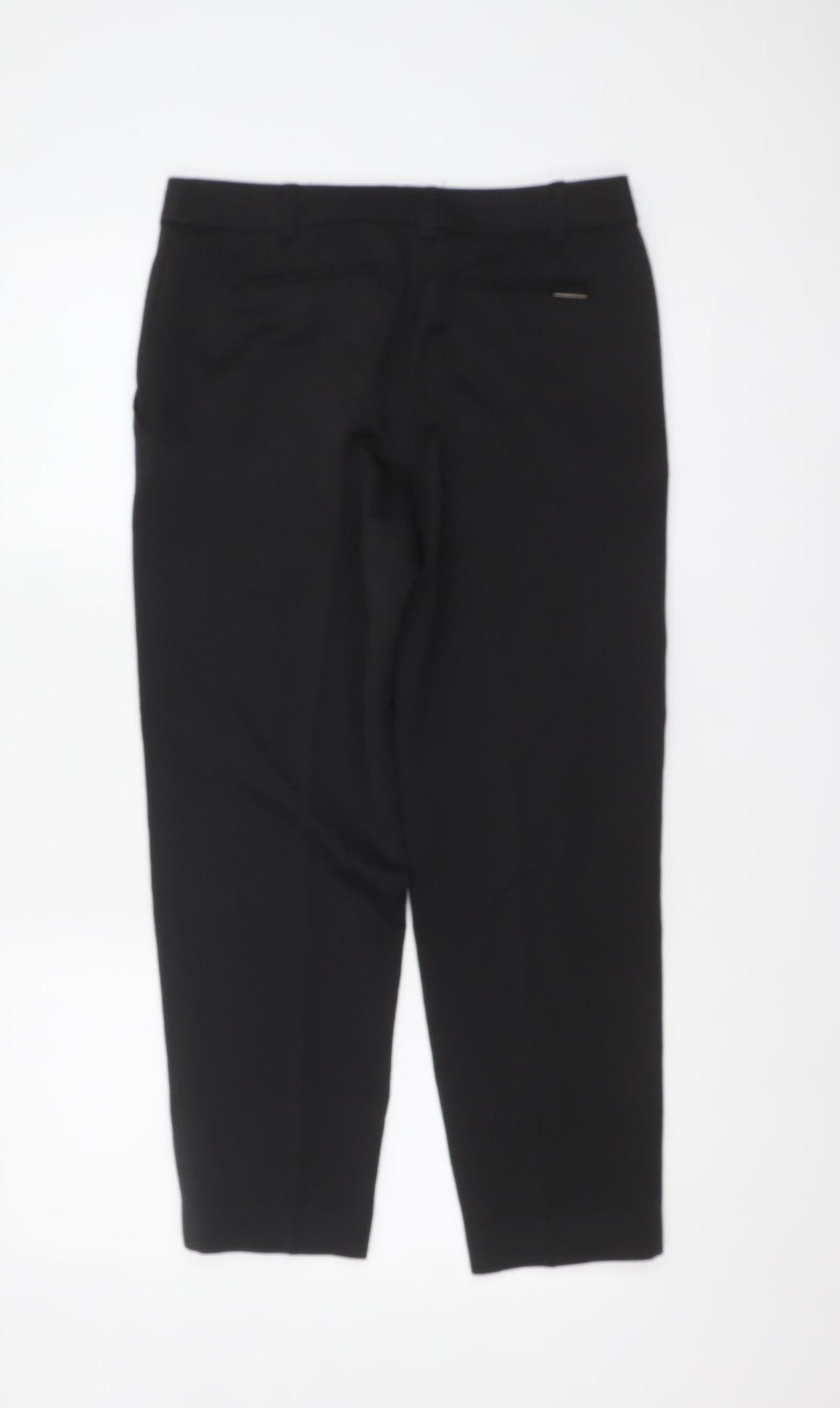 Marks and Spencer Autograph Womens Black Size 8 Short Dress Pants