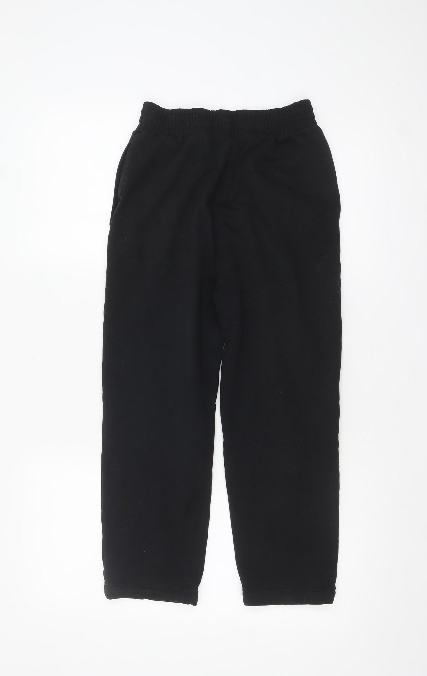 Koton Teens Black XS Fleece Sweatpants with Elastic Waist