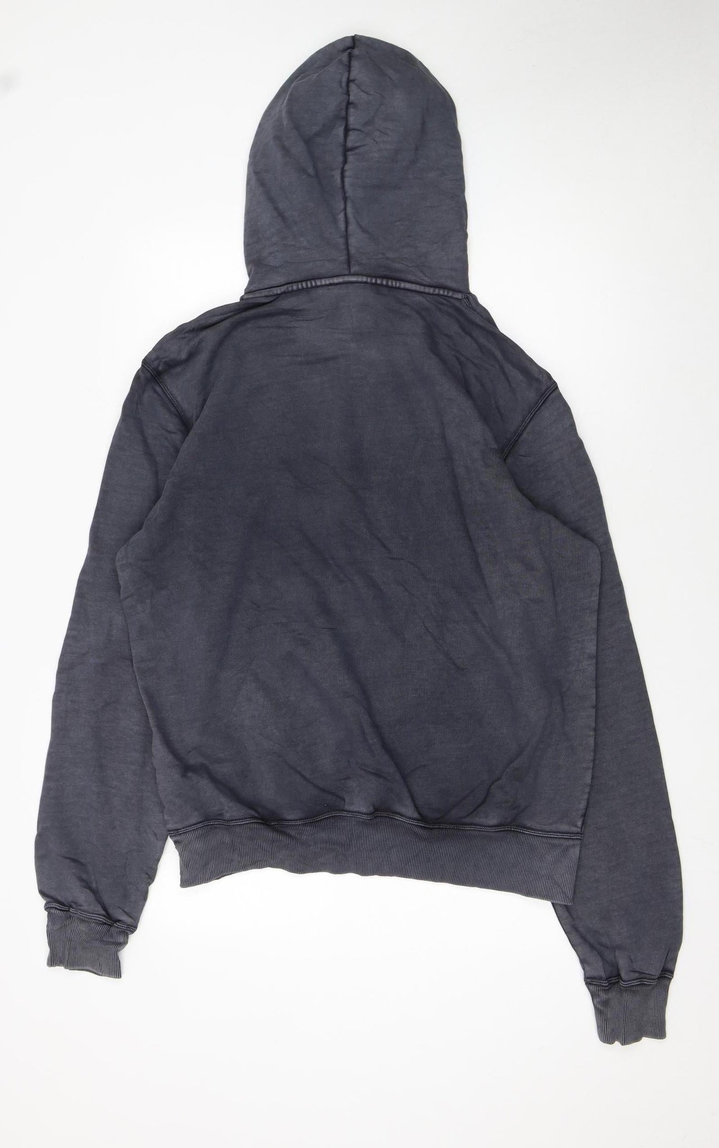 Diesel Mens Grey XL Pullover Hoodie Cotton Casual Sweatshirt
