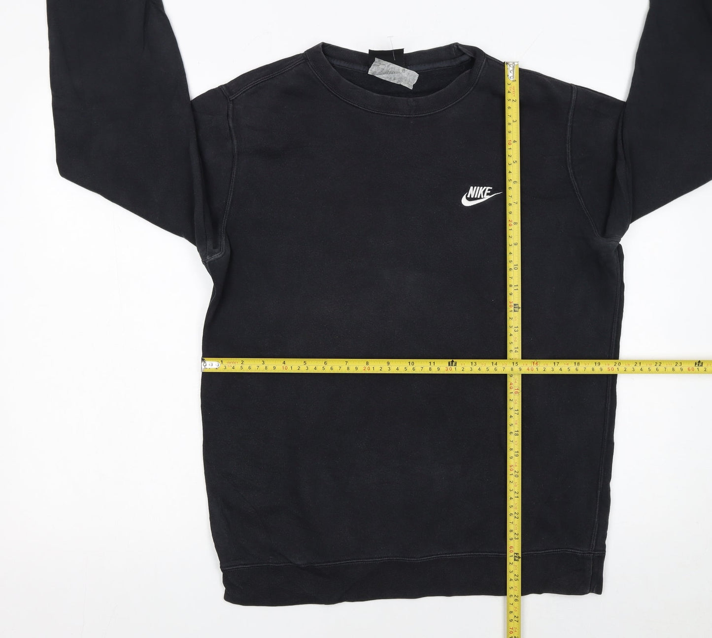 Nike Men's Black Fleece Pullover Sweatshirt M Regular Fit