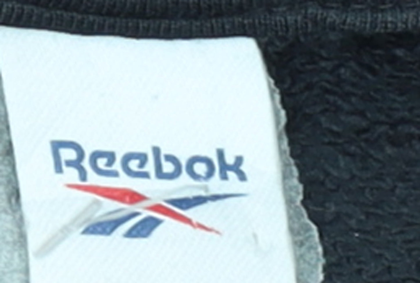 Reebok Men's Black Crew Neck Sweatshirt Size M Cotton Blend