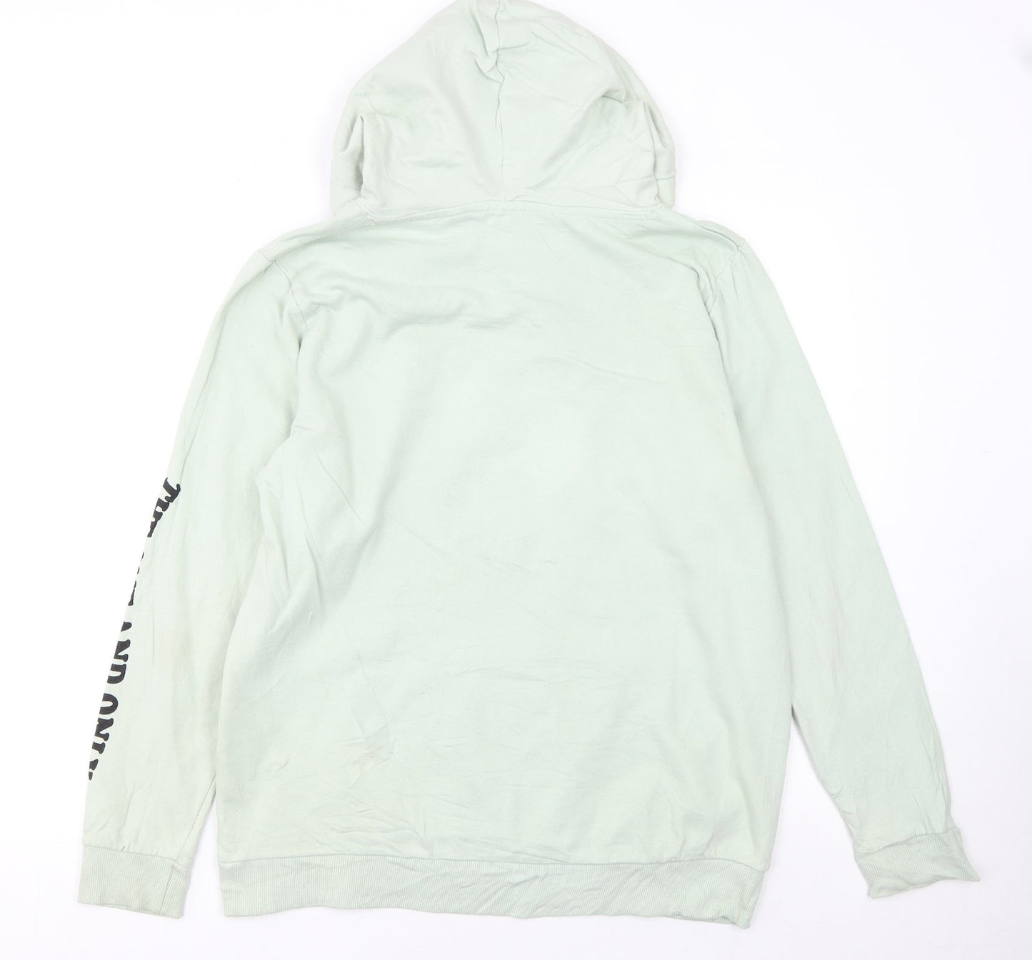 Disney Women's Mint Green Mickey Mouse Pullover Hoodie Size 14 XL